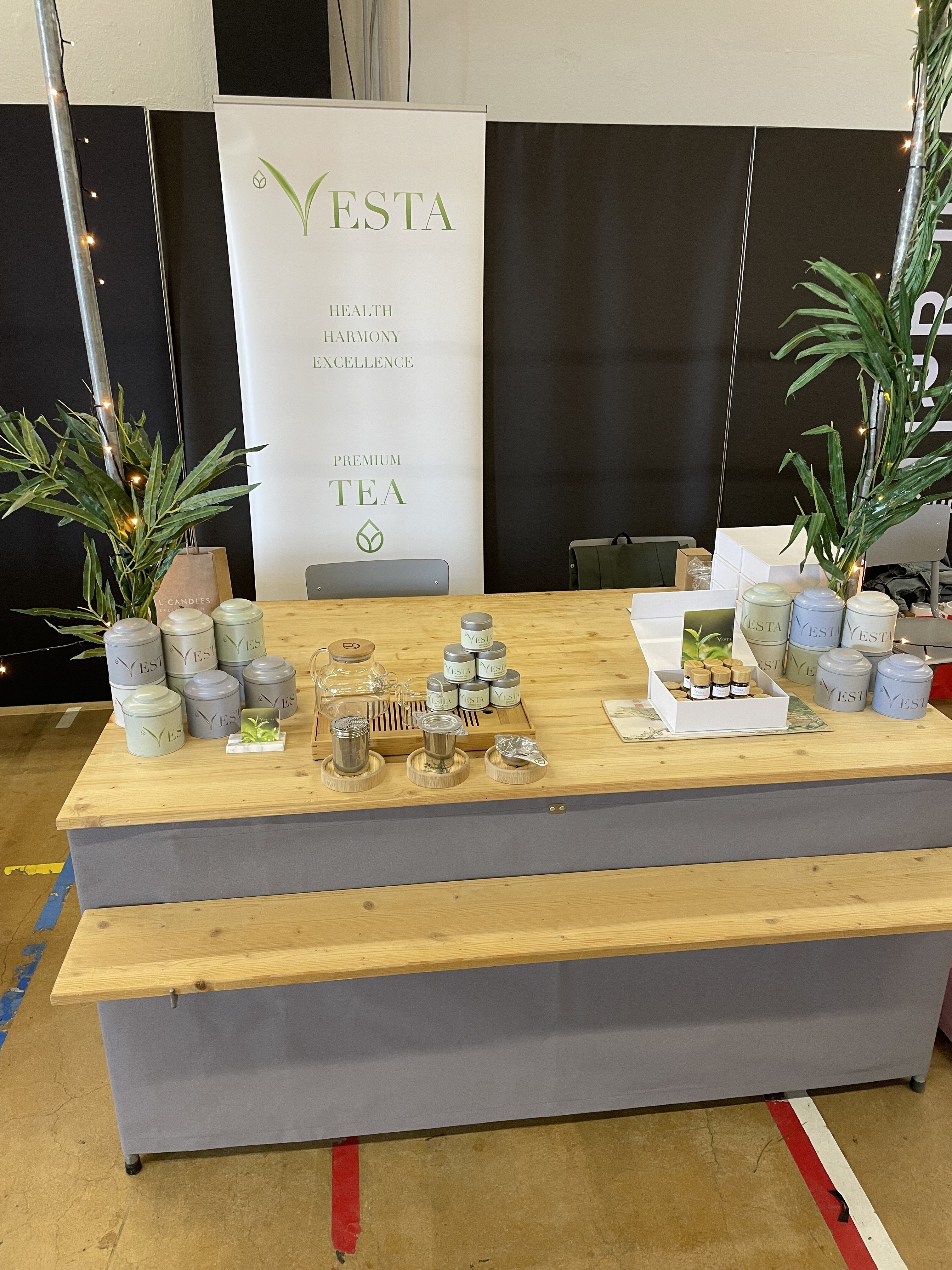 Our stand at the Markt Freiruum, Zug