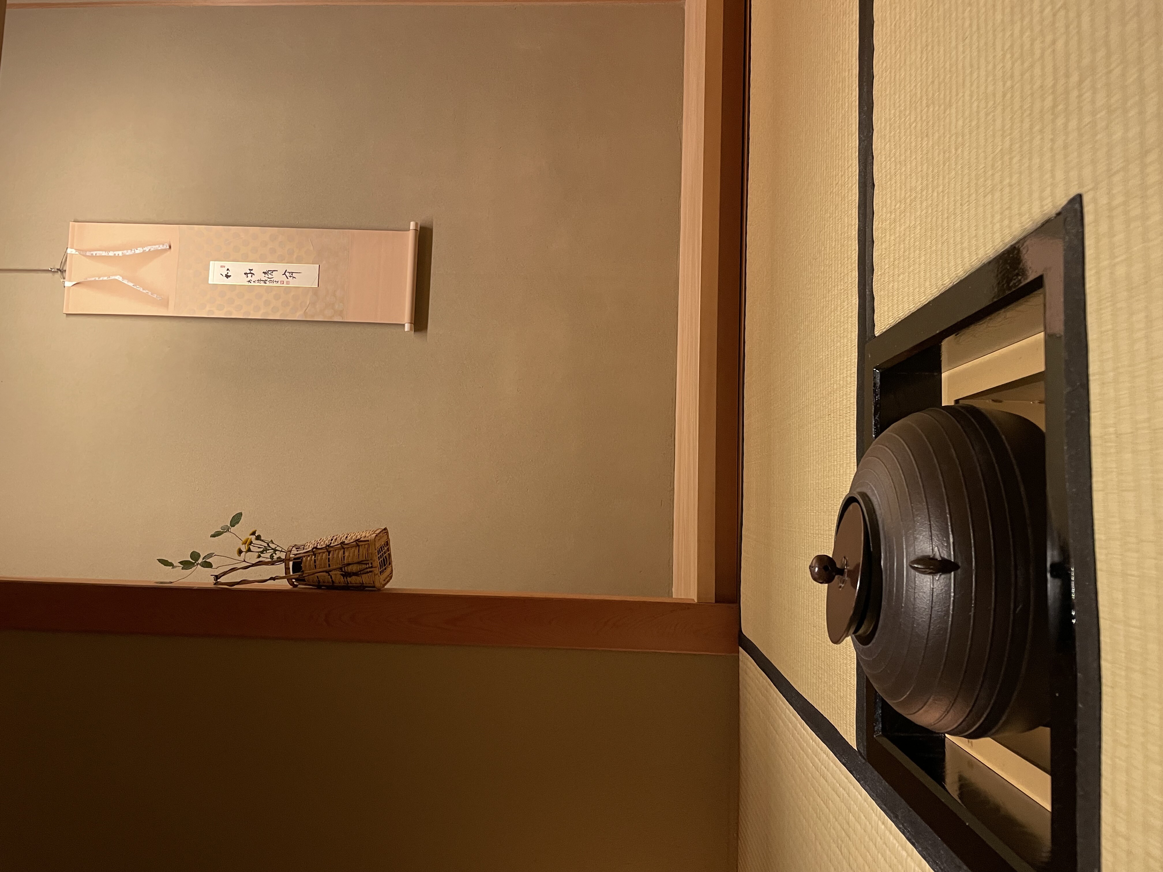 Tokonoma in a traditional tea house